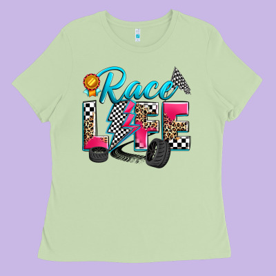 Race Life Ladies Tee Designed By Zillion Design Studio