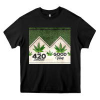 Black 420 somewhere good vibes weed tumbler2 Heavy Core Tee - CTS Tumbler Store