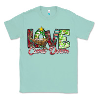 Seafoam Love Came Down Classic Tee - CowhideDigitalArt