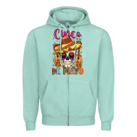 Seafoam cinco de mayo Zipper Hoodie - LillyAllenDesigns