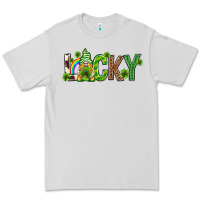 Dove Grey Love horseshoe St. Patrick's Day Premium Tee - Neo Western