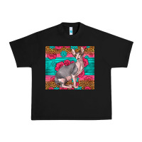 Black Pink Glitter And Roses Sphynx Cat Urban Heavy Tee - LillyAllenDesigns