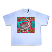 Grape Ice Pink Glitter And Roses Sphynx Cat Urban Heavy Tee - LillyAllenDesigns