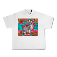 Lunar Rock Pink Glitter And Roses Sphynx Cat Urban Heavy Tee - LillyAllenDesigns