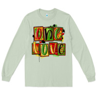 Matcha one love juneteenth Long Sleeve Tee - MaliasSmallBusiness