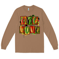 Toasted Coconut one love juneteenth Long Sleeve Tee - MaliasSmallBusiness