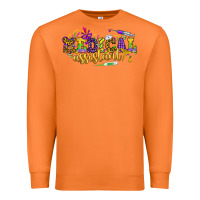 Carrot MA Medical Assistant Mardi Gras Premium Sweatshirt - NancyCooperArtShop