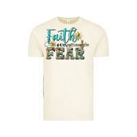 Vintage Arctic faith over fear with cross Vintage Tee - BarkalooDesign