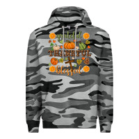 Slate Camo Grateful thankful blessed Premium Hoodie - NancyCooperArtShop