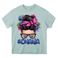 Arona ohana stitch messy bun Heavy Core Tee - Zillion Design Studio