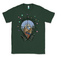 Sports Green compass with mountain Classic Tee - MaliasSmallBusiness