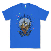 True Royal compass with mountain Classic Tee - MaliasSmallBusiness