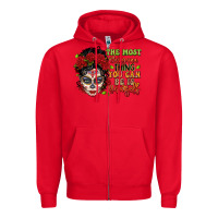 Red the most chingona thing you can be is yourself sug Zipper Hoodie - LillyAllenDesigns
