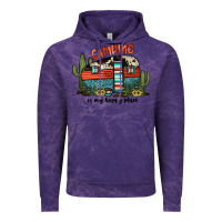 Cloud Purple camping is my happy place Vintage Hoodie - JahusDesignShop