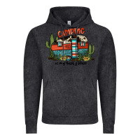 Vintage Black camping is my happy place Vintage Hoodie - JahusDesignShop