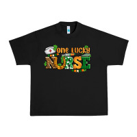 Black one lucky nurse Urban Heavy Tee - AdoDesignShop