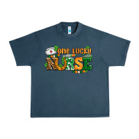Midnight Navy one lucky nurse Urban Heavy Tee - AdoDesignShop