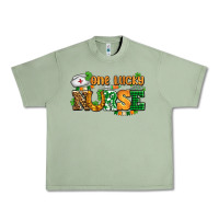 Oil Green one lucky nurse Urban Heavy Tee - AdoDesignShop