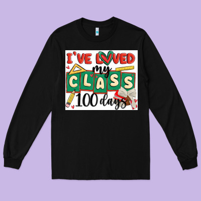 I've Loved My Class 100 Days Long Sleeve Tee Designed By Maliassmallbusiness