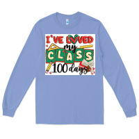 Colony Blue i've loved my class 100 days Long Sleeve Tee - MaliasSmallBusiness