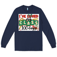 Navy i've loved my class 100 days Long Sleeve Tee - MaliasSmallBusiness