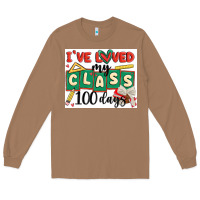 Toasted Coconut i've loved my class 100 days Long Sleeve Tee - MaliasSmallBusiness