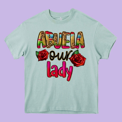 Abuela Our Lady Heavy Core Tee Designed By Cts Tumbler Store