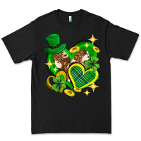 Black St. Patrick's Day lucky heart Premium Tee - Neo Western