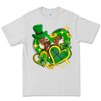 Dove Grey St. Patrick's Day lucky heart Premium Tee - Neo Western