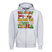 Heather Grey salsasip sway cinco de mayo fiesta Zipper Hoodie - LillyAllenDesigns