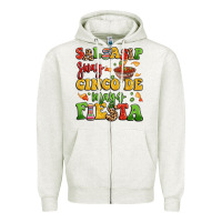 Oatmeal Heather salsasip sway cinco de mayo fiesta Zipper Hoodie - LillyAllenDesigns