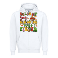 White salsasip sway cinco de mayo fiesta Zipper Hoodie - LillyAllenDesigns