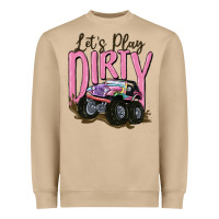 Mushroom let's play dirty Heavyweight Sweatshirt - MaliasSmallBusiness