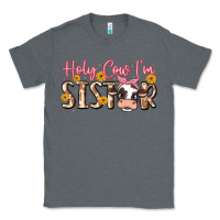 Charcoal Heather holy cow i'm sister Classic Tee - MaliasSmallBusiness