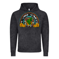 Vintage Black cactus sunflower horseshoe rainbow Vintage Hoodie - Artiststas