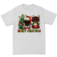 Dove Grey merry christmas buffalo afro gnomies Premium Tee - FaDigitalArtStudio