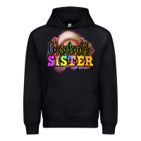 Black baseball sister Urban Hoodie - OliviaCreatesArt