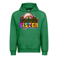 Emerald baseball sister Urban Hoodie - OliviaCreatesArt