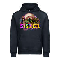 Navy baseball sister Urban Hoodie - OliviaCreatesArt