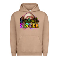 Pigment Burro baseball sister Urban Hoodie - OliviaCreatesArt