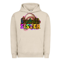 Pigment French Oak baseball sister Urban Hoodie - OliviaCreatesArt