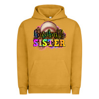 Pigment Peanut Butter baseball sister Urban Hoodie - OliviaCreatesArt