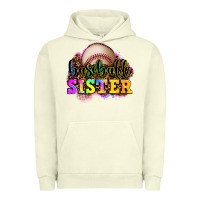 Pigment Pistachio baseball sister Urban Hoodie - OliviaCreatesArt