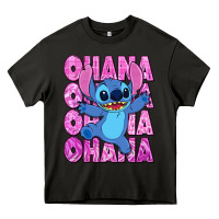 Asphalt ohana stitch Heavy Core Tee - Zillion Design Studio