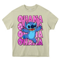 Mossy ohana stitch Heavy Core Tee - Zillion Design Studio