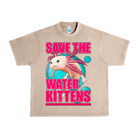 French Oak save the water kittens axolotl Urban Heavy Tee - Jasminsmagicworld