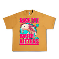 Peanut Butter save the water kittens axolotl Urban Heavy Tee - Jasminsmagicworld