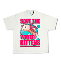 Pistachio save the water kittens axolotl Urban Heavy Tee - Jasminsmagicworld