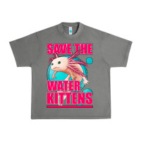 Tornado save the water kittens axolotl Urban Heavy Tee - Jasminsmagicworld