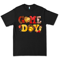 Black game day softball Premium Tee - AdoDesignShop